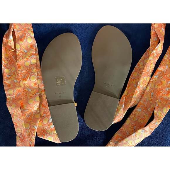 Anthropologie Vera Scarf Gladiator Sandals NWT SIZE 10 - Picture 8 of 15